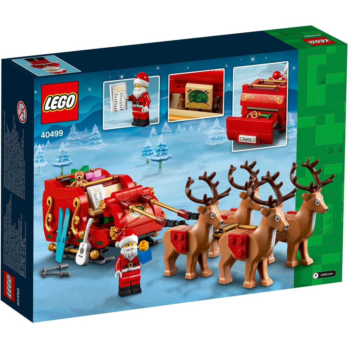 LEGO® Iconic 40499 Schlitten des Weihnachtsmanns