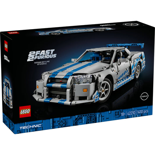 LEGO® Technic 42210 2 Fast 2 Furious Nissan Skyline GT-R (R34) Flitzer