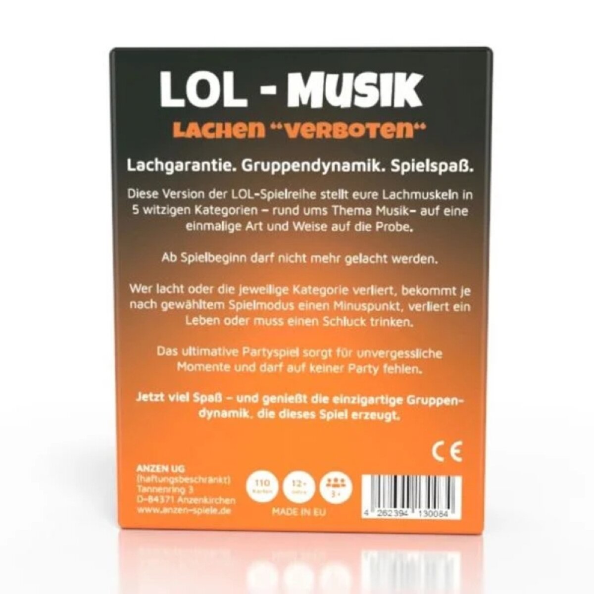 LOL - MUSIK - Lachen "verboten" - Partyspiel