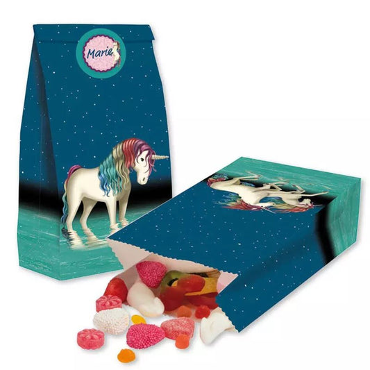 Lutz Mauder TapirElla Partytüten aus Papier Lunabelle, Einhorn 8er Packung