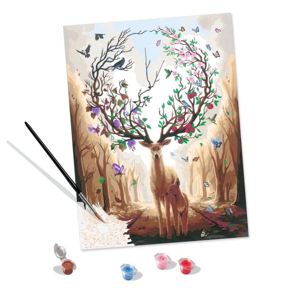 Ravensburger CreArt, Malen nach Zahlen - Magischer Hirsch