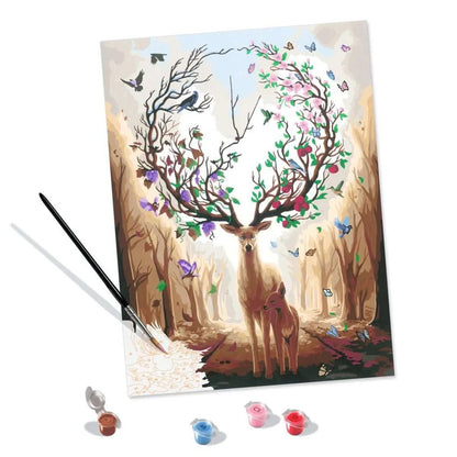 Ravensburger CreArt, Malen nach Zahlen - Magischer Hirsch