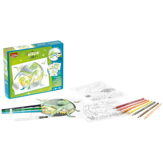 Maped Creativ Ausmal-Set AQUA'ART DINO 14teilig