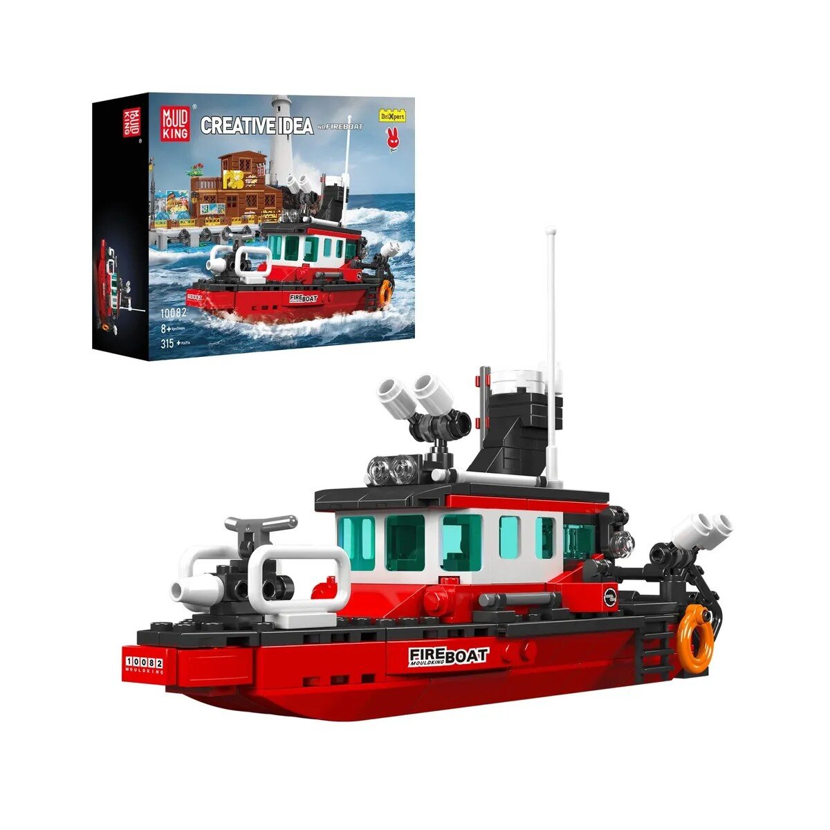 Mould King 10082 – Feuerlöschboot Modellbausatz