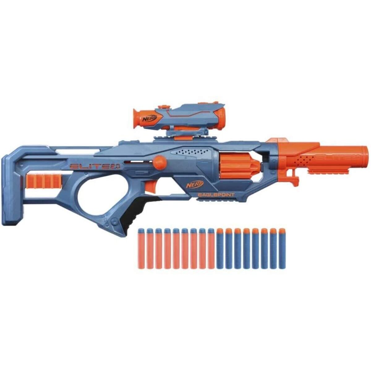 Nerf Elite 2.0 Eaglepoint RD-8 Blaster, 8-Dart Trommel