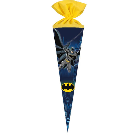 Nestler Schultüte 70 cm rund Motiv: Warner Bros. "Forever Badman" Filzverschluss