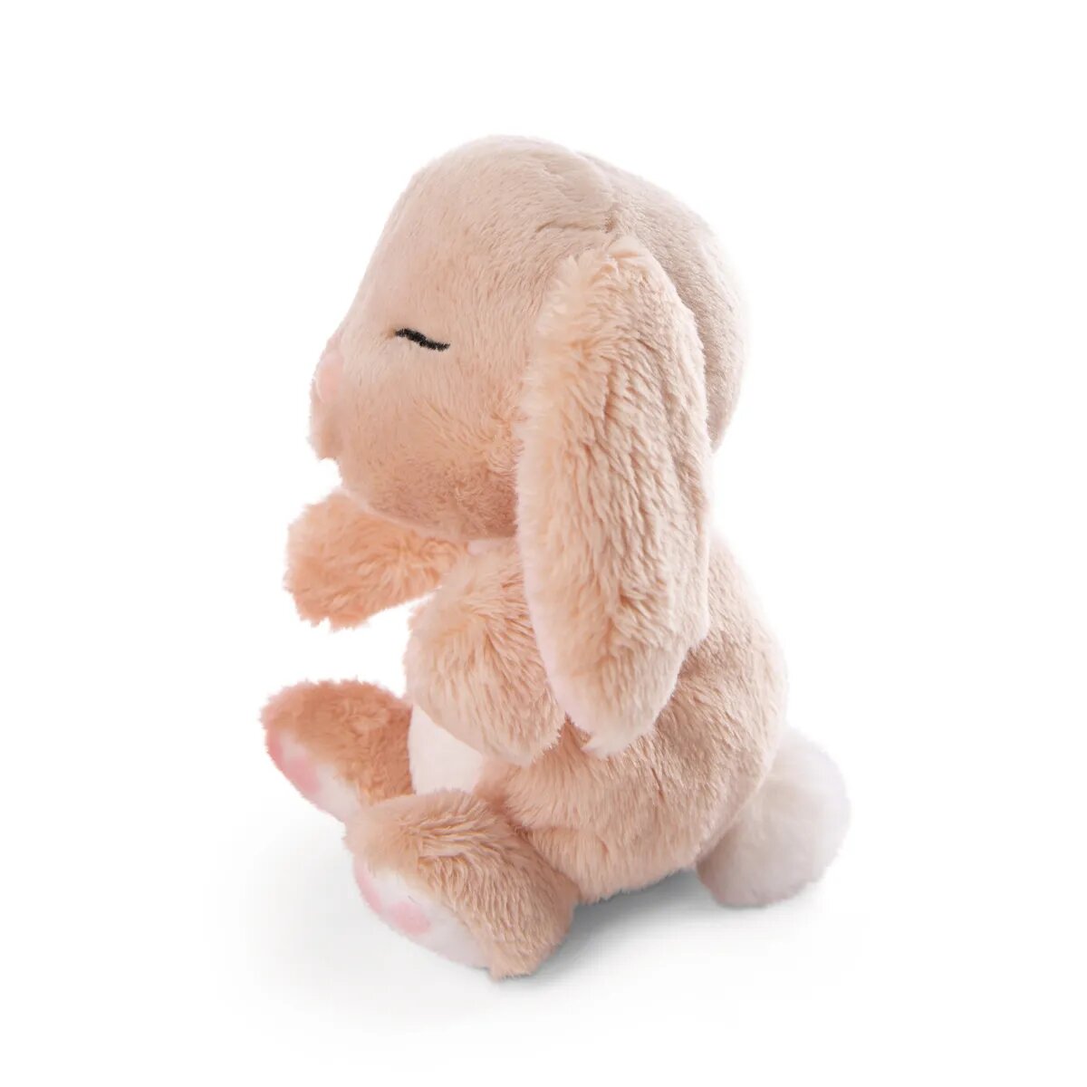 NICI Kuscheltier Hase karamell 12cm schlafend im Körbchen