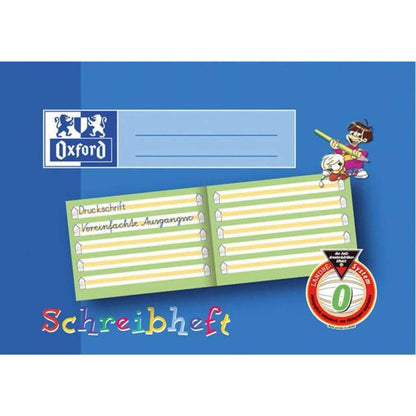 Oxford Schreibheft A5 Lineatur 0