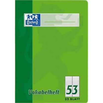 Oxford Vokabelheft A5 Lin. 53, 32 Blatt, SCRIBZEE®