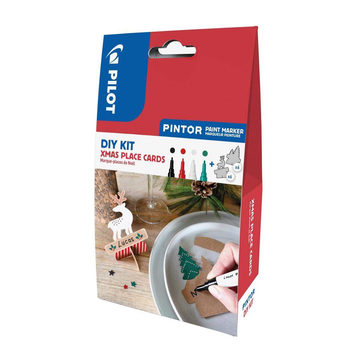 Pilot Kreativmarker PINTOR 2.9 (F) DIY-Set Xmas Tischkarten
