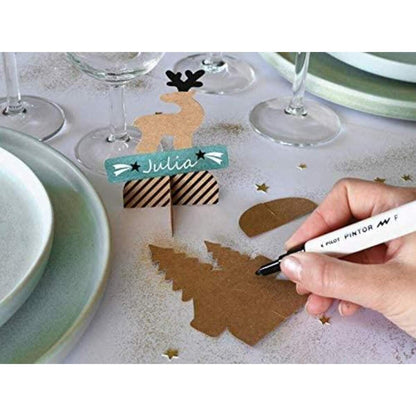 Pilot Kreativmarker PINTOR 2.9 (F) DIY-Set Xmas Tischkarten