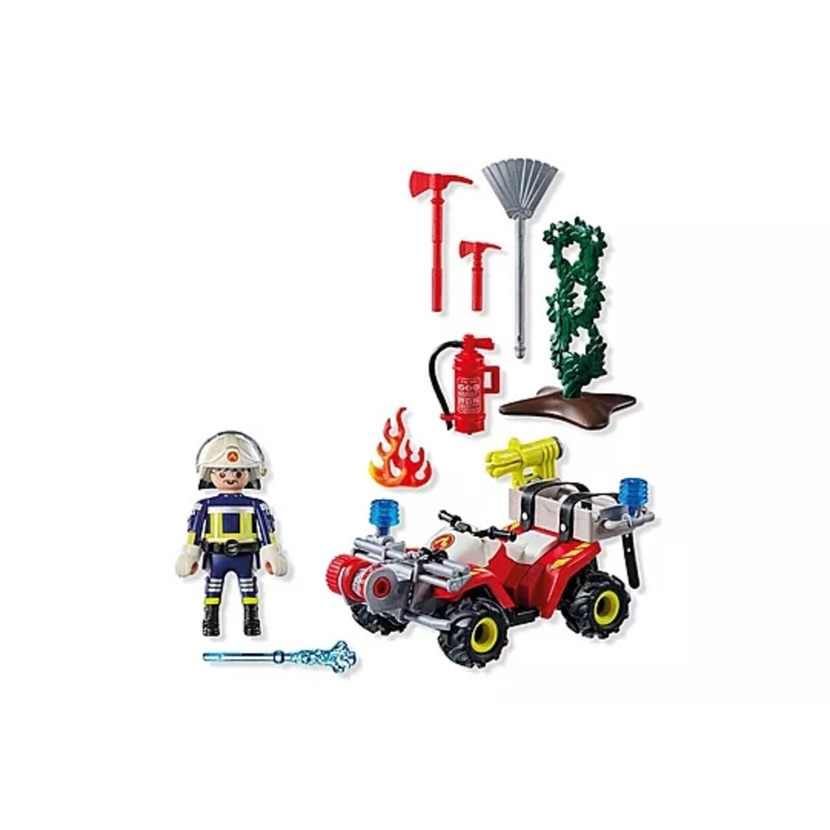 PLAYMOBIL® 71825 Act!on Heros Feuerwehr Quad löscht Heckenbrand