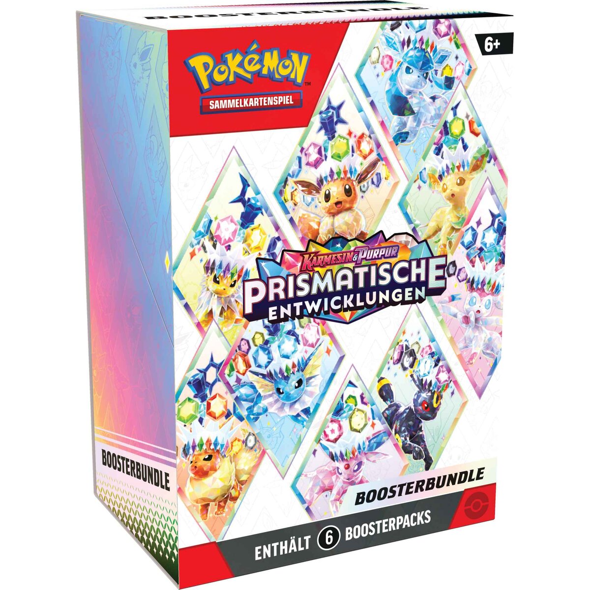 Pokemon Boosterbundle Karmesin & Purpur - Prismatische Entwicklungen (Deutsch)