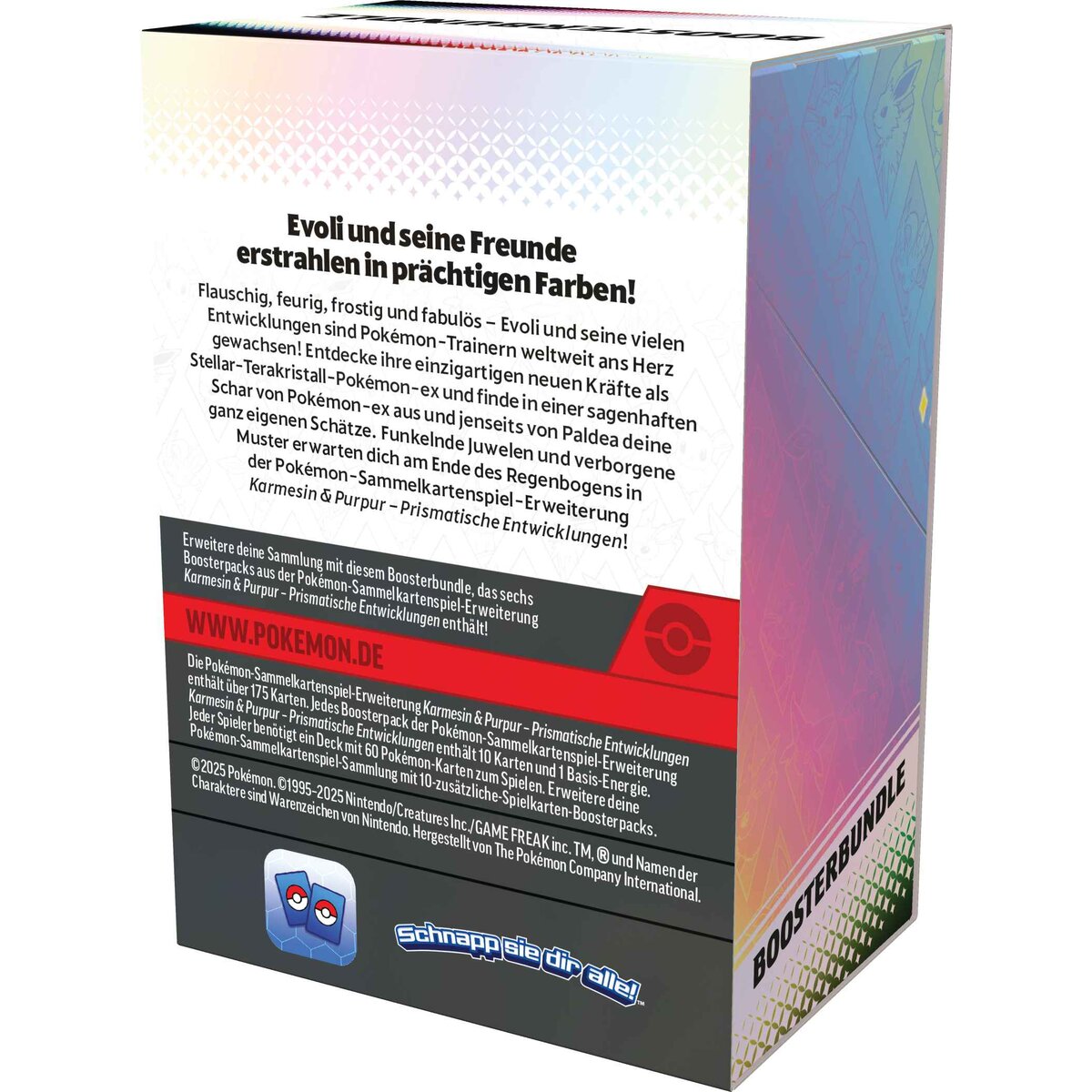 Pokemon Boosterbundle Karmesin & Purpur - Prismatische Entwicklungen (Deutsch)