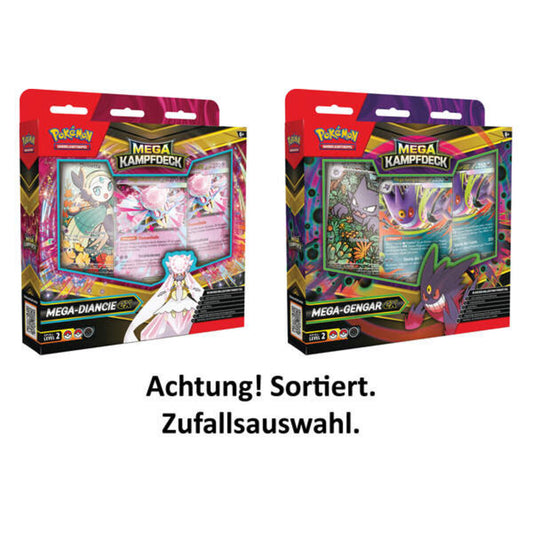 Pokemon Mega-Kampfdeck Mega-Diancie-ex / Mega-Kampfdeck Mega-Gengar-ex