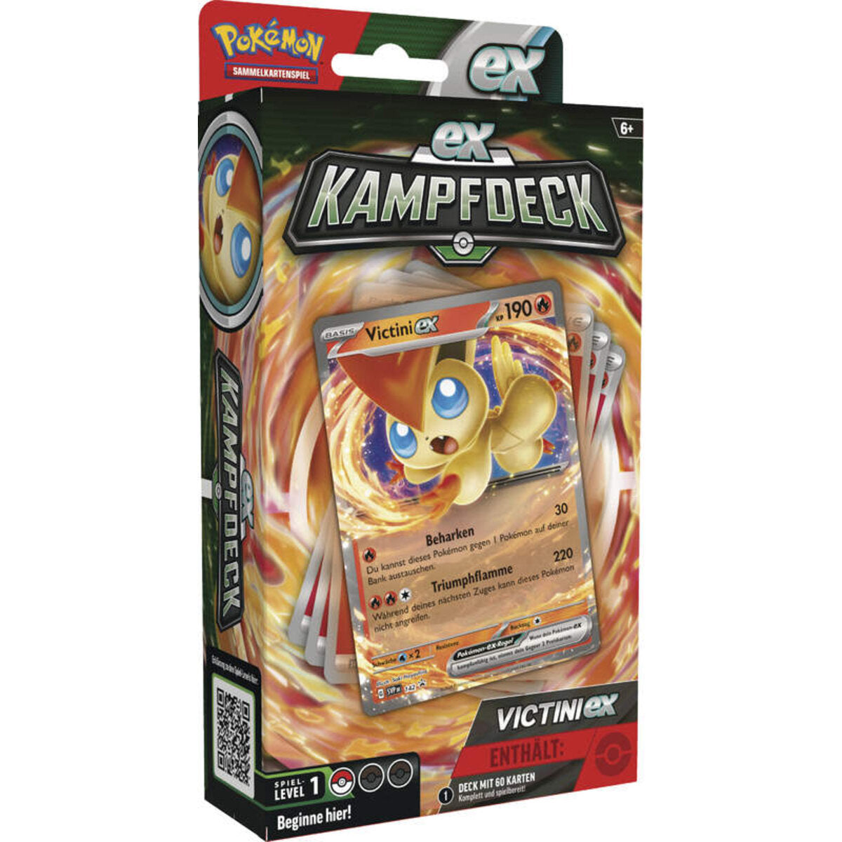 Pokémon-Sammelkartenspiel: Kampfdeck Victini-ex oder Kampfdeck Miraidon-ex, 1 Stück, 2-fach sortiert