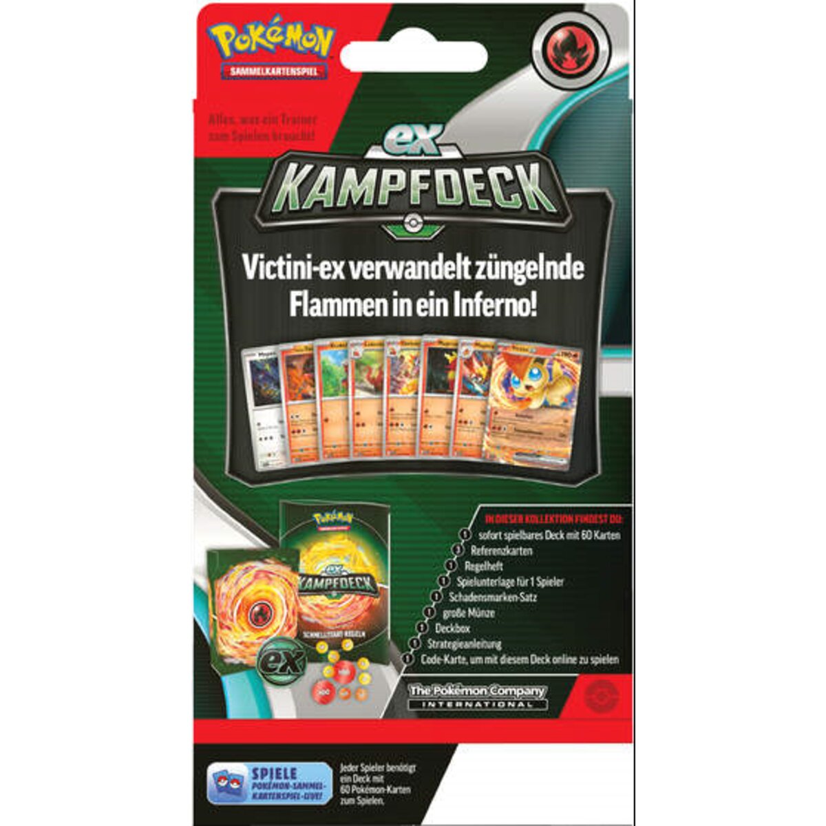 Pokémon-Sammelkartenspiel: Kampfdeck Victini-ex oder Kampfdeck Miraidon-ex, 1 Stück, 2-fach sortiert