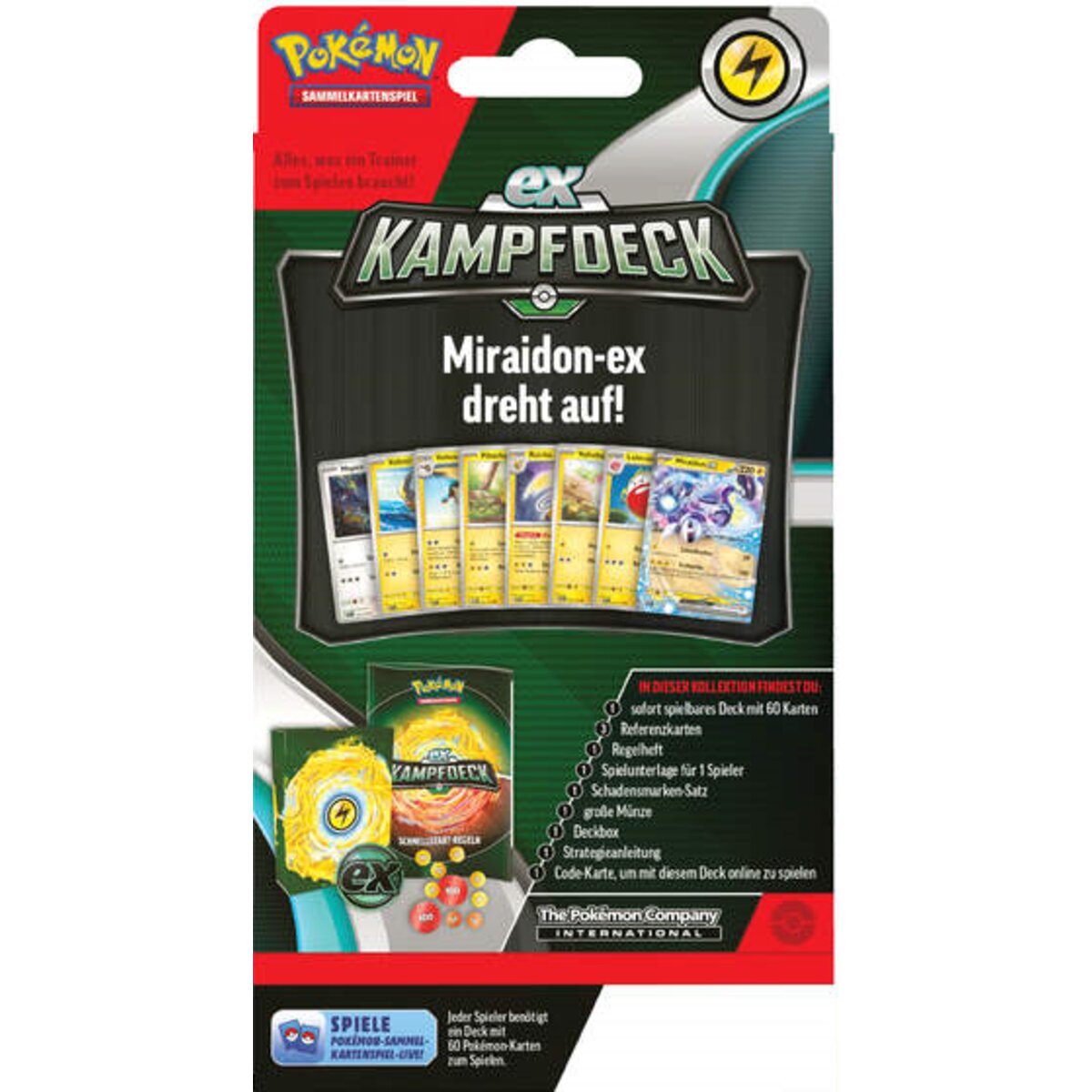 Pokémon-Sammelkartenspiel: Kampfdeck Victini-ex oder Kampfdeck Miraidon-ex, 1 Stück, 2-fach sortiert