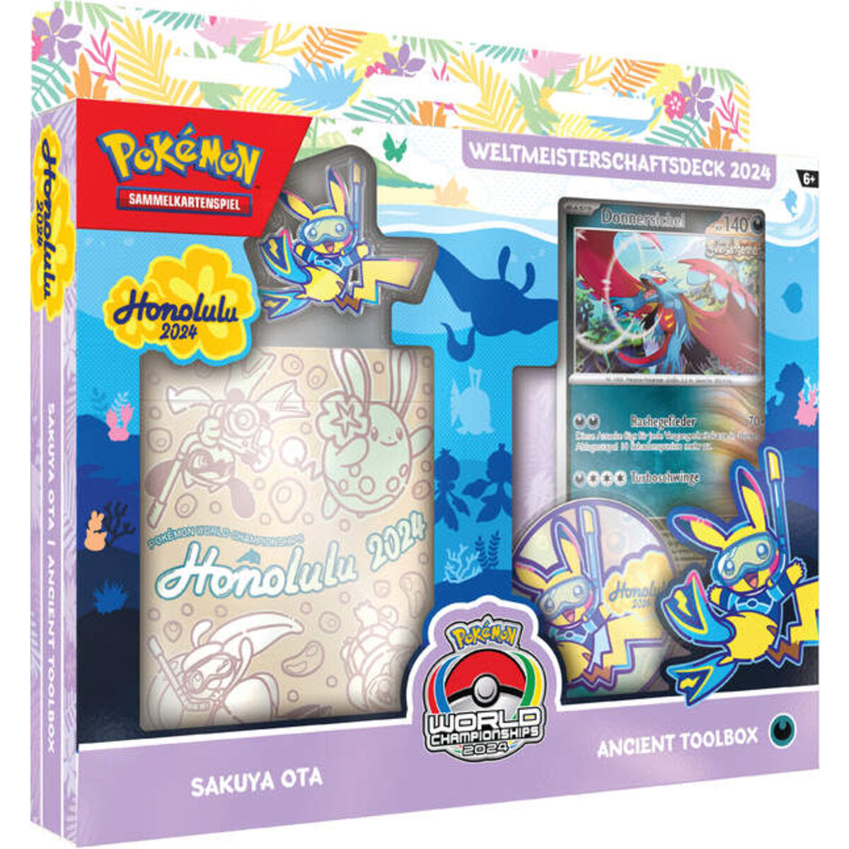 Pokemon Weltmeisterschaftsdeck 2024,, 1 Stück, 4-fach sortiert