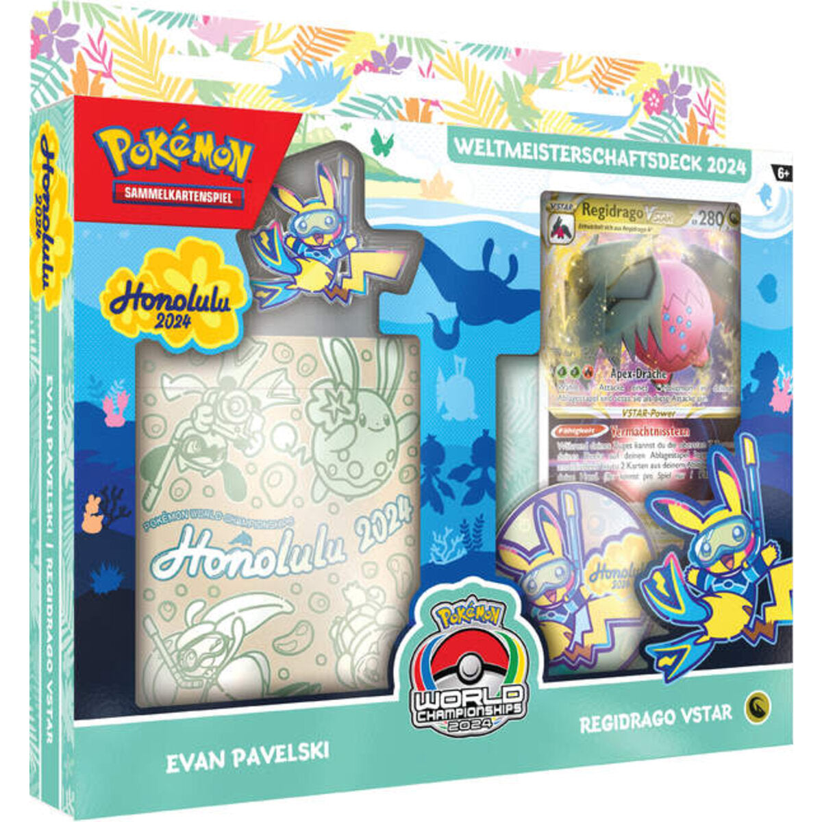 Pokemon Weltmeisterschaftsdeck 2024,, 1 Stück, 4-fach sortiert