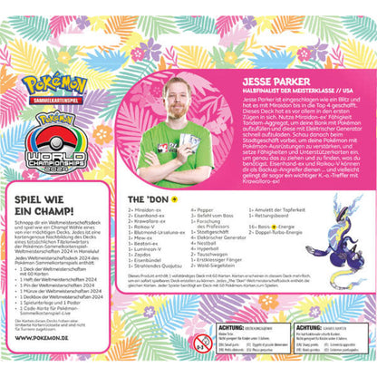 Pokemon Weltmeisterschaftsdeck 2024,, 1 Stück, 4-fach sortiert