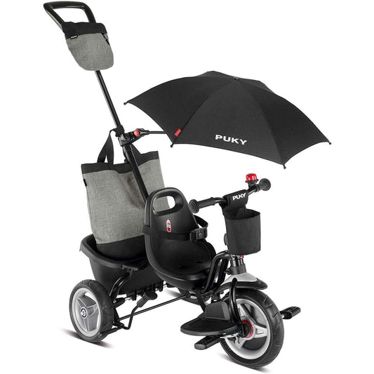 PUKY Ceety Comfort 4in1 Kinder Dreirad, schwarz