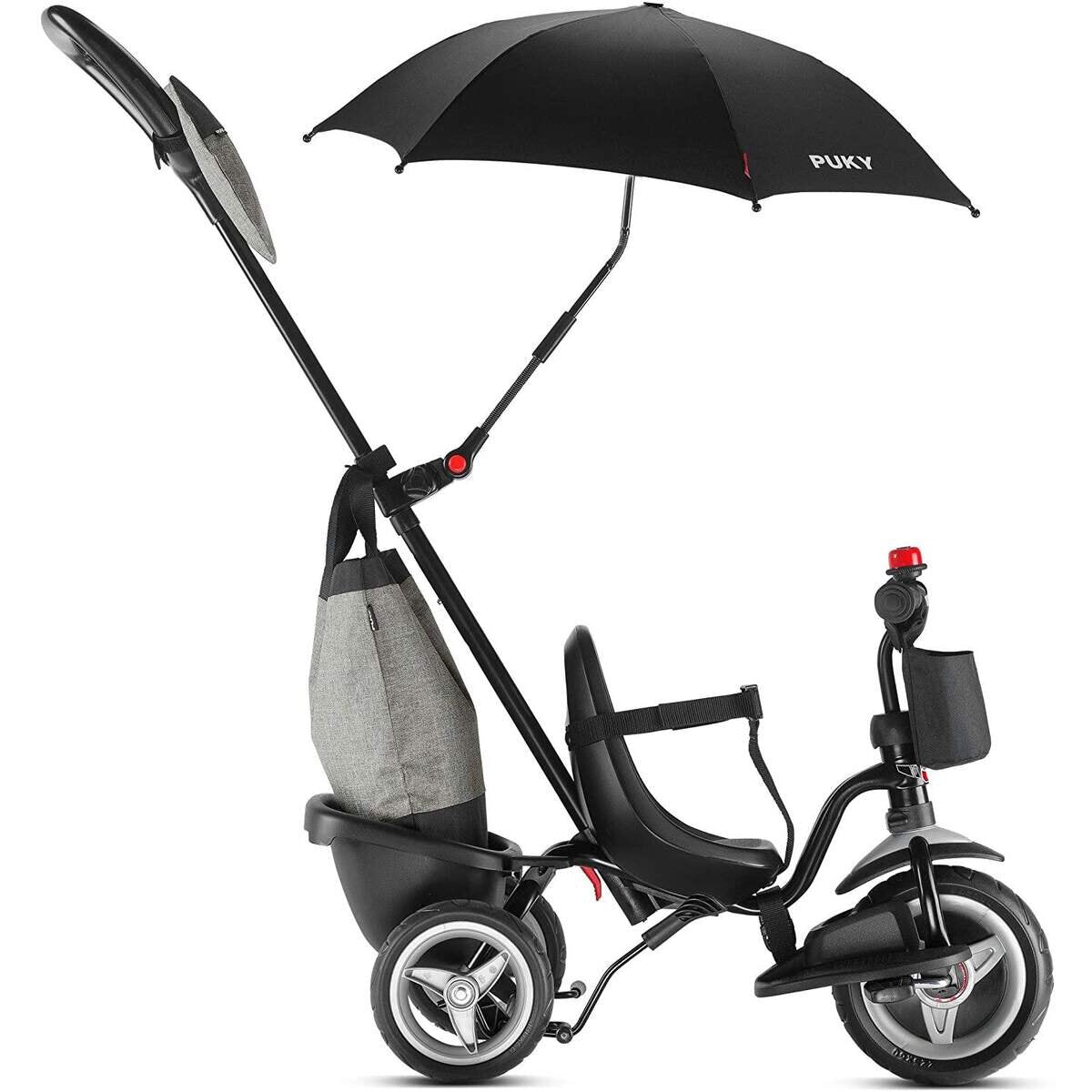 PUKY Ceety Comfort 4in1 Kinder Dreirad, schwarz