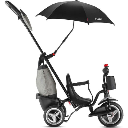 PUKY Ceety Comfort 4in1 Kinder Dreirad, schwarz