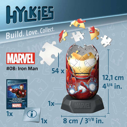 Ravensburger 3D Puzzle - Hylkies Marvel #08 Iron Man, 54 Teile