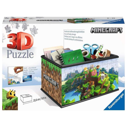 Ravensburger 3D Puzzle Aufbewahrungsbox Minecraft, 216 Teile