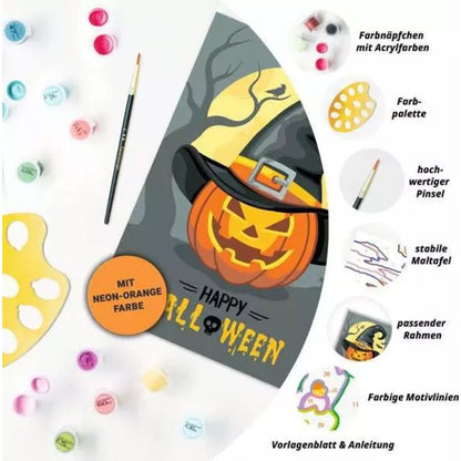 Ravensburger CreArt Happy Halloween - Malen nach Zahlen für Kinder ab 9 Jahren