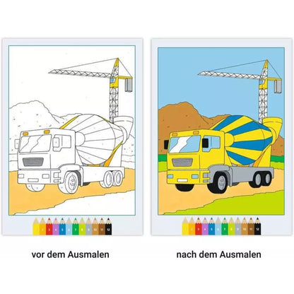 Ravensburger CreArt Malen nach Zahlen ab 5: Fahrzeuge