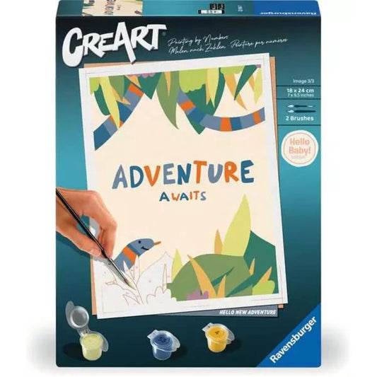 Ravensburger CreArt Malen nach Zahlen - Hallo Neues Abenteuer