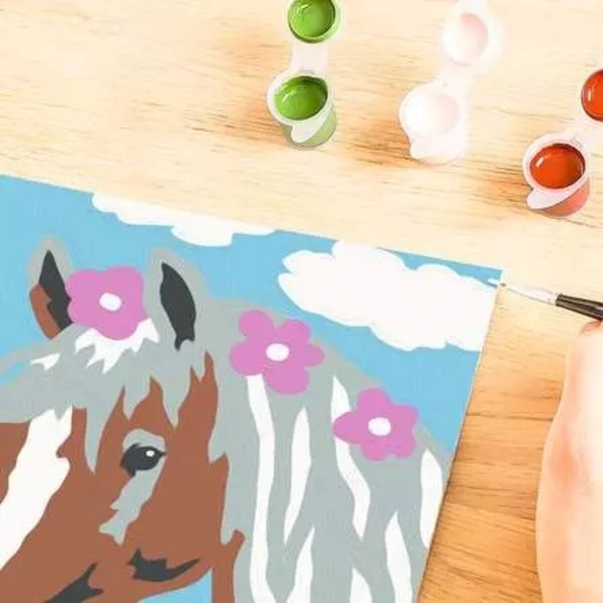 Ravensburger CreArt, Malen nach Zahlen - Hübsche Stute