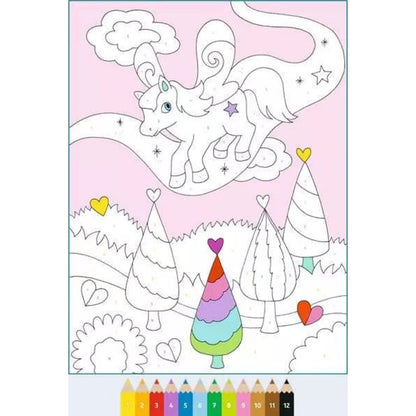 Ravensburger CreArt Malen nach Zahlen ab 5: Regenbogenland