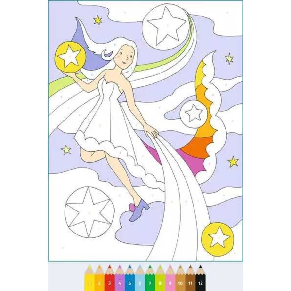 Ravensburger CreArt Malen nach Zahlen ab 5: Regenbogenland