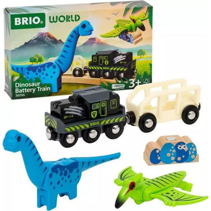 BRIO World Dinosaurier Batteriezug