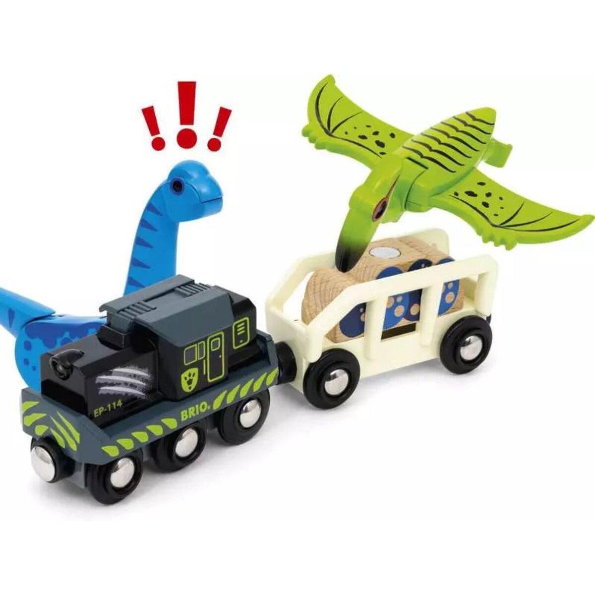 BRIO World Dinosaurier Batteriezug