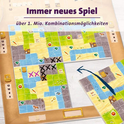 Ravensburger Explorers - Abwechslungsreiches Flip & Write Spiel