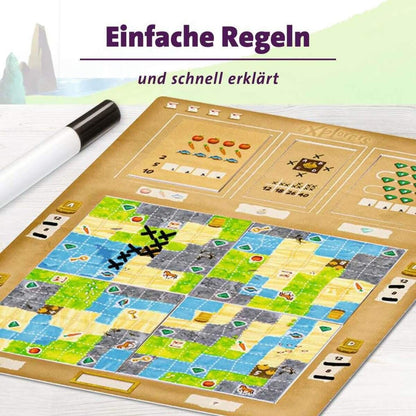 Ravensburger Explorers - Abwechslungsreiches Flip & Write Spiel