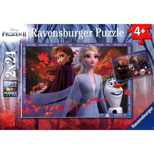 Ravensburger Frozen 2: Frostige Abenteuer 2x 24 Teile Puzzle