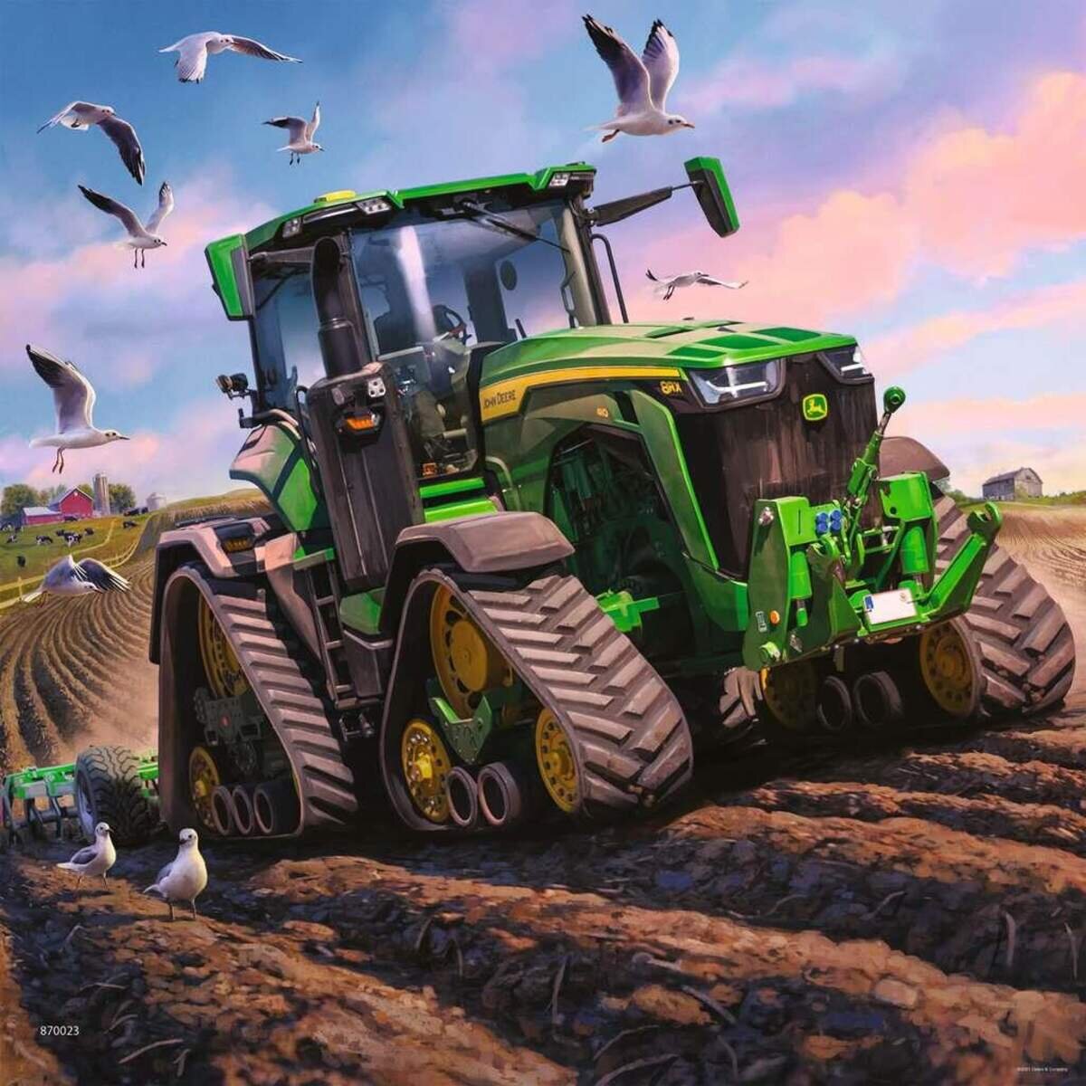 Ravensburger Kinderpuzzle 05173 - John Deere in Aktion - 3x49 Teile