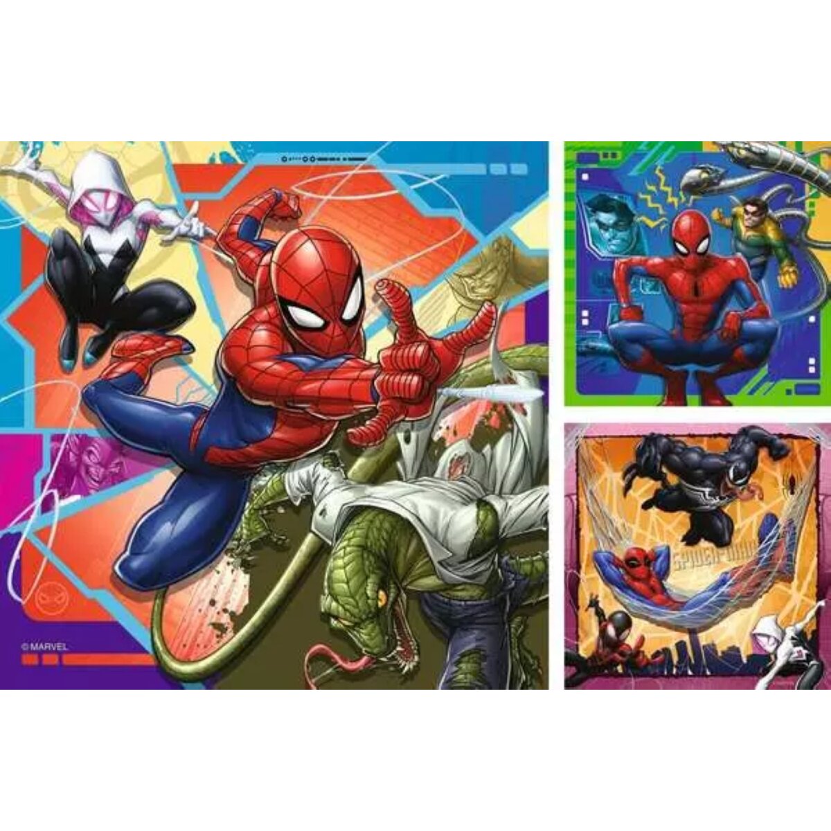 Ravensburger Puzzle - Marvel Spider-Man, 3x49 Teile