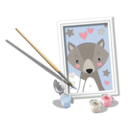 Ravensburger CreArt, Malen nach Zahlen - Kleiner Wolf