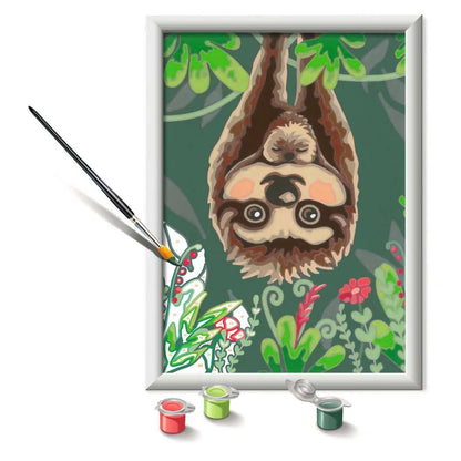 Ravensburger CreArt, Malen nach Zahlen - Faultier-Liebe