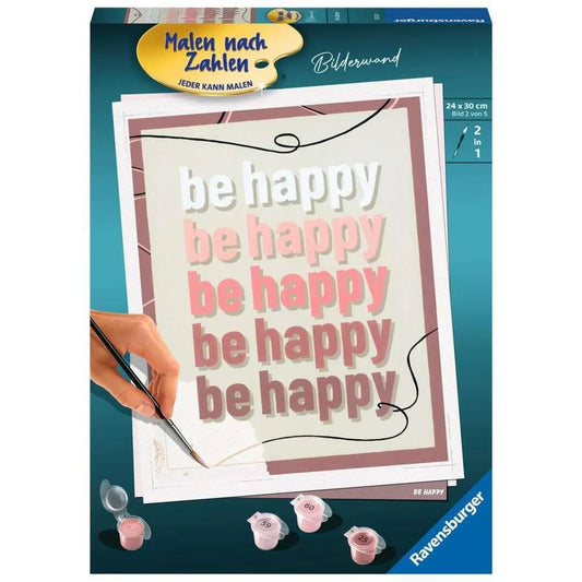 Ravensburger Malen nach Zahlen - Be Happy