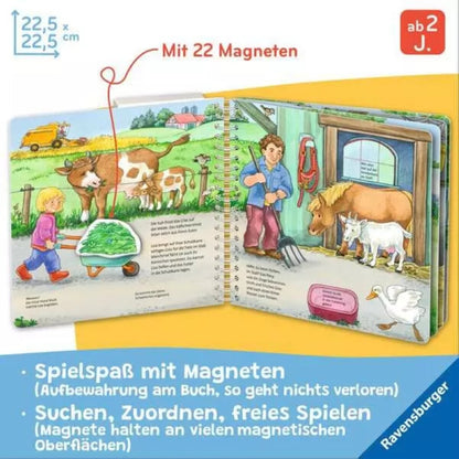 Ravensburger Mein großes Magnetbuch Wer füttert wen?