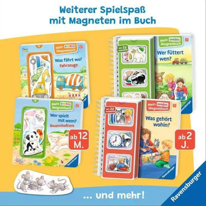 Ravensburger Mein großes Magnetbuch Wer füttert wen?