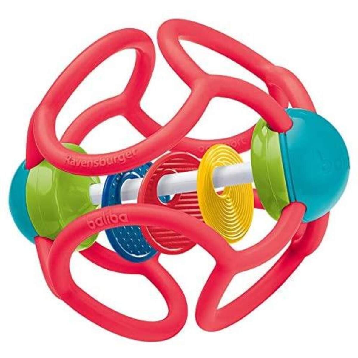 Ravensburger mini steps - baliba Rasselball rot