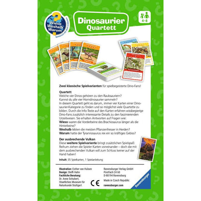 Ravensburger Wieso? Weshalb? Warum? Wieso? Weshalb? Warum? Dinosaurier Quartett